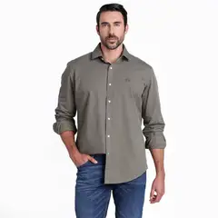 LA MARTINA - Camisa Hombre Manga larga Recto de Algodón