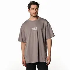 DENIMLAB - Camiseta Hombre Manga corta con Estampado de Algodón