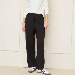 BASEMENT - Pantalón Recto Mujer Tiro medio