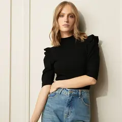 BASEMENT - Blusa Mujer Manga 3/4