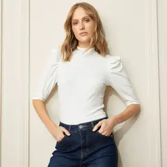 BASEMENT - Blusa Mujer Manga 3/4