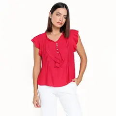 BASEMENT - Blusa Mujer Manga corta
