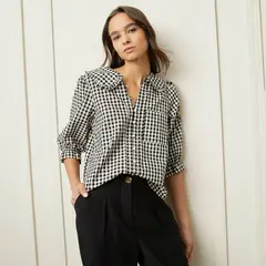 BASEMENT - Blusa Mujer Manga larga de Algodón