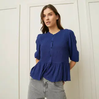 BASEMENT - Blusa Mujer Manga 3/4