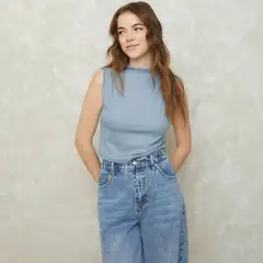 SYBILLA - Top esqueleto Mujer Sin mangas