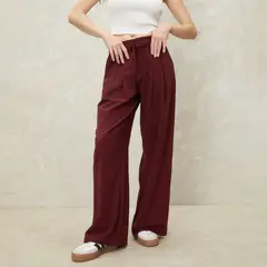 SYBILLA - Pantalón Balloon Mujer Tiro medio