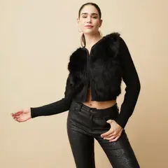 MOSSIMO - Saco Mujer Ovejera Crop