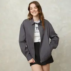 SYBILLA - Chaqueta Mujer Oversize de Algodón