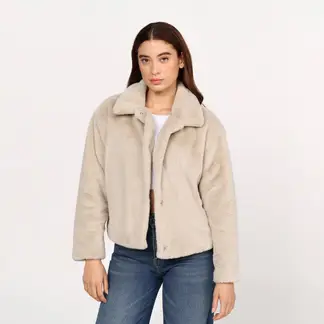 SYBILLA - Chaqueta Ovejera Mujer Oversize