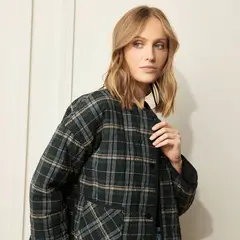 BASEMENT - Chaqueta Mujer de Cuadros