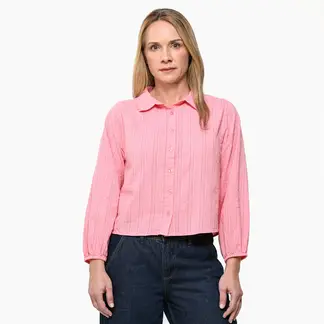 APOLOGY - Camisa Mujer Manga larga de Algodón
