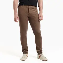 NEWPORT - Pantalón 5 Bolsillos Hombre Recto de Algodón