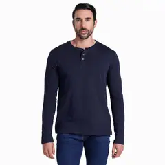 NEWPORT - Camiseta Hombre Manga larga de Algodón