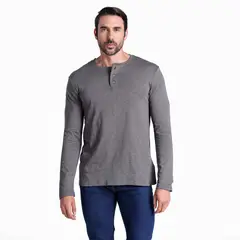 NEWPORT - Camiseta Hombre Manga larga de Algodón