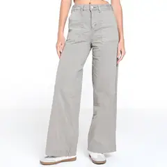DENIMLAB - Pantalón Wide leg Mujer Tiro alto