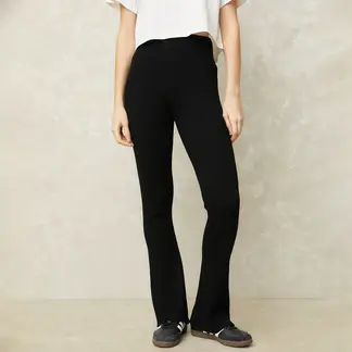 SYBILLA - Pantalón Flare Mujer Tiro alto
