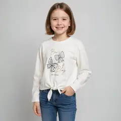 YAMP - Camiseta manga larga Niña Manga larga Algodón