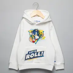 undefined - Saco Niño con Estampado Con capucha Algodón Sonic