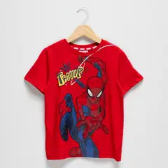 DISNEY - Camiseta Niño con Estampado Spiderman Manga corta Algodón Spider-man