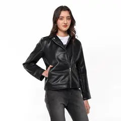 ELV - Chaqueta Niña Efecto cuero