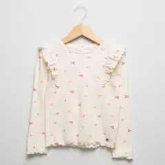 YAMP - Camiseta manga larga Niña Boleros Manga larga Algodón