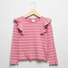 YAMP - Camiseta manga larga Niña Boleros Manga larga Algodón