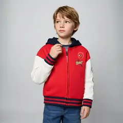 DISNEY - Saco Niño con Estampado Con capucha Spiderman Algodón Spider-man