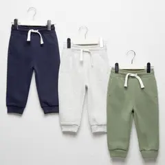 YAMP - Pantalones Bebé niño Pack de 3 unidades Cintura elásticada  Algodón