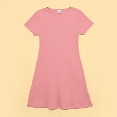 YAMP - Vestido Niña Manga corta Algodón