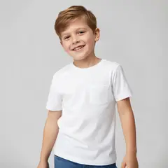 YAMP - Camiseta para Niño Manga corta de Algodón