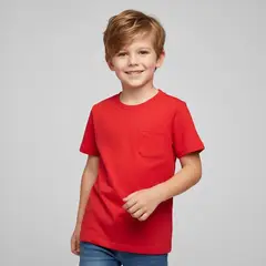 YAMP - Camiseta para Niño Manga corta de Algodón