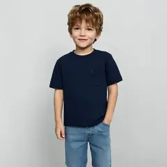 YAMP - Camiseta para Niño Manga corta de Algodón