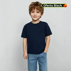 YAMP - Camiseta para Niño Manga corta de Algodón