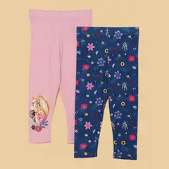 PRINCESS - Legging Niña Cintura elásticada Princesas Algodón