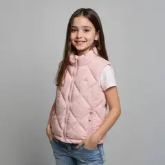 CONIGLIO - Chaleco Con cuello para Niña Acolchado