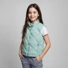 CONIGLIO - Chaleco Con cuello para Niña Acolchado