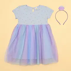 YAMP - Vestido Bebé niña Manga larga Algodón