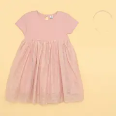 YAMP - Vestido Bebé niña Manga larga Algodón