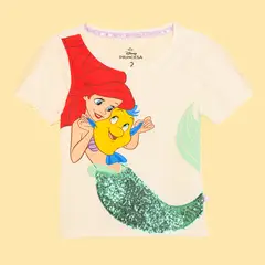 PRINCESS - Camiseta Niña Manga corta Algodón
