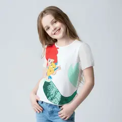 PRINCESS - Camiseta Niña Manga corta Algodón