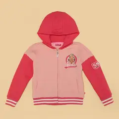 BARBIE - Saco Niña con Estampado Con capucha Algodón