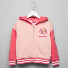 BARBIE - Saco Niña con Estampado Con capucha Algodón