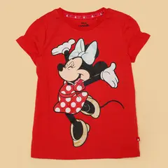 MINNIE - Camiseta Niña con Estampado Manga corta Algodón