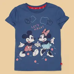 MINNIE - Camiseta Niña con Estampado Manga corta Algodón