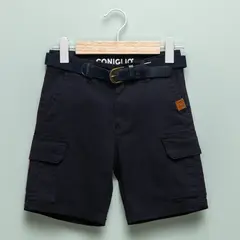 CONIGLIO - Bermuda Niño Con cinturón Algodón