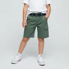 CONIGLIO - Bermuda Niño Con cinturón Algodón