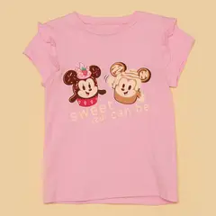MINNIE - Camiseta Niña Manga corta Algodón