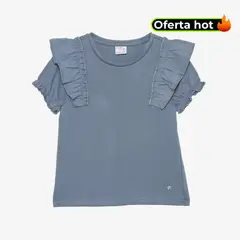 YAMP - Camiseta Niña Manga corta Algodón