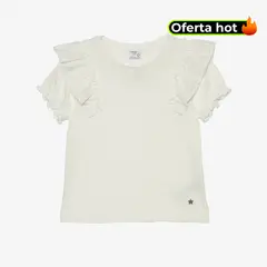 YAMP - Camiseta Niña Manga corta Algodón