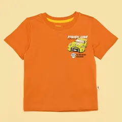 YAMP - Camiseta Niño con Estampado  Manga corta Algodón